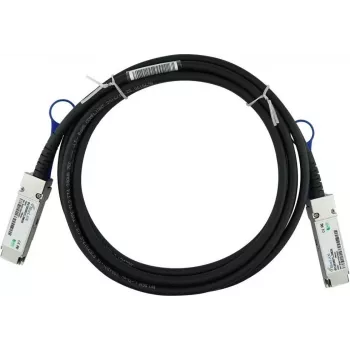 BLUELAN yhteensopiva Ubiquiti UACC-DAC-QSFP28-2M Direct Attach -kaapeli, 100GBASE-CR4, Infiniband EDR, 30AWG, 2 metriä (UACC-DAC-QSFP28-2M-BL)