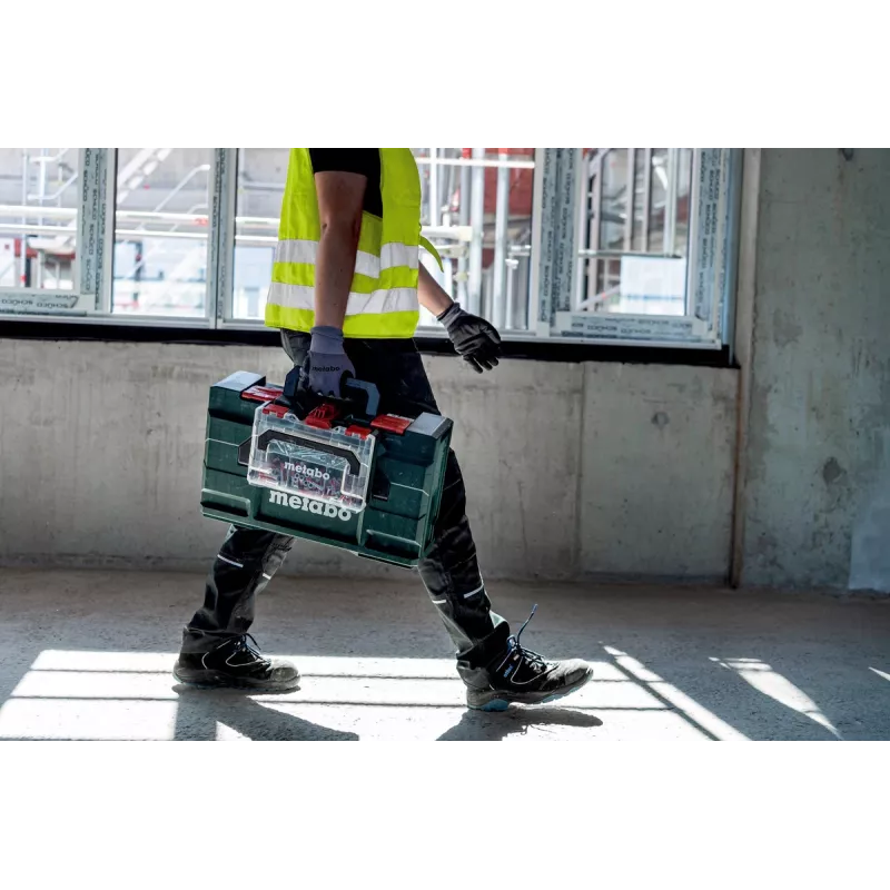 Metabo 626896000 metaBOX 63 XS työkalulaatikon sisäosa, ABS, vihreä/läpinäkyvä