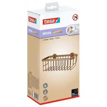 tesa MOON BRONZE tarrakiinnitteinen suihkusuihkukori pronssi 40606-00000-00
