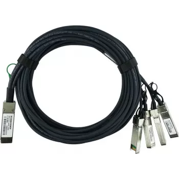 BlueLAN LSWM1QSTK3-BL 40GBASE-CR4 QSFP - 4x10GBASE-CR SFP+ passiivinen Direct Attach -haarakaapeli, 1 m, AWG30