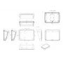 Bopla BoPad BOP 10.1 P-9016-SET näyttökotelo 285 x 198 x 92,90 mm ABS valkoinen RAL 9016 35110176.HMT1