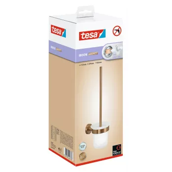 tesa MOON BRONZE wc-harjasarja liimakiinnityksellä, lasi & metalli 40601-00000-00