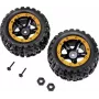 Reely RE-6904695 1:10 off-road rengassarja (2 kpl, 87 mm, 12 mm kuusiokanta, musta)