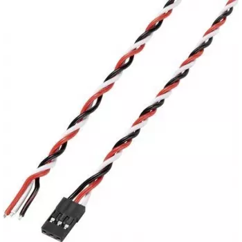 Reely servojatkojohtosarja, 10 kpl:n pakkaus, 30 cm, 0,35 mm², kierretty, JR/Futaba-liittimet RE-6992130