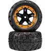 Reely RE-7042668 1:10 On-Road rengassarja (2 kpl, 65 mm, 12 mm kuusiokanta, musta)