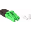 BLUELAN BlueOptics kuituloopback-adapteri OM5 50/125µm multimode LC/UPC duplex, limetinvihreä, keraaminen ferrule, -40 °C – +85 °C (BOLBLCOM5)