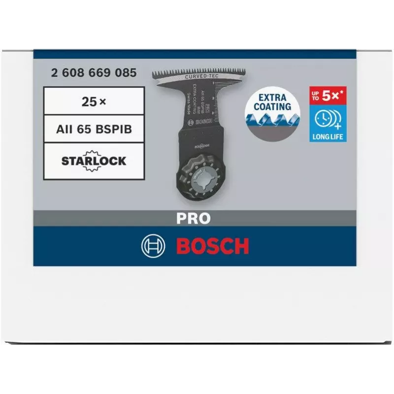Bosch Expert for MultiMaterial upotusleikkuuterä PRO AII 65 BSPIB, StarlockPlus, 65 x 40 mm, bi-metalli 2608669085