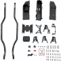 Reely RE-7068336 alumiininen päärunkolevy 1:10 RC-buggyille ja -trukeille