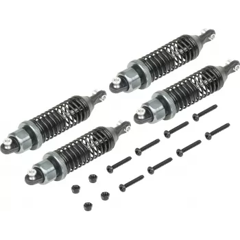 Reely RE-7083021 alumiininen öljytäytteinen iskunvaimenninsarja (2 kpl, 90 mm, sininen)