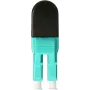 BLUELAN BlueOptics OM3 LC/UPC duplex monimuotokuituloopback-adapteri, aqua, keraaminen ferrule, -40 °C - +85 °C BOLBLCOM3