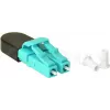 BLUELAN BlueOptics OM3 LC/UPC duplex monimuotokuituloopback-adapteri, aqua, keraaminen ferrule, -40 °C - +85 °C BOLBLCOM3