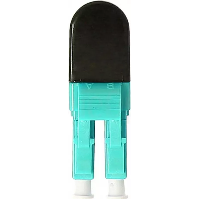 BLUELAN BlueOptics OM3 LC/UPC duplex monimuotokuituloopback-adapteri, aqua, keraaminen ferrule, -40 °C - +85 °C BOLBLCOM3