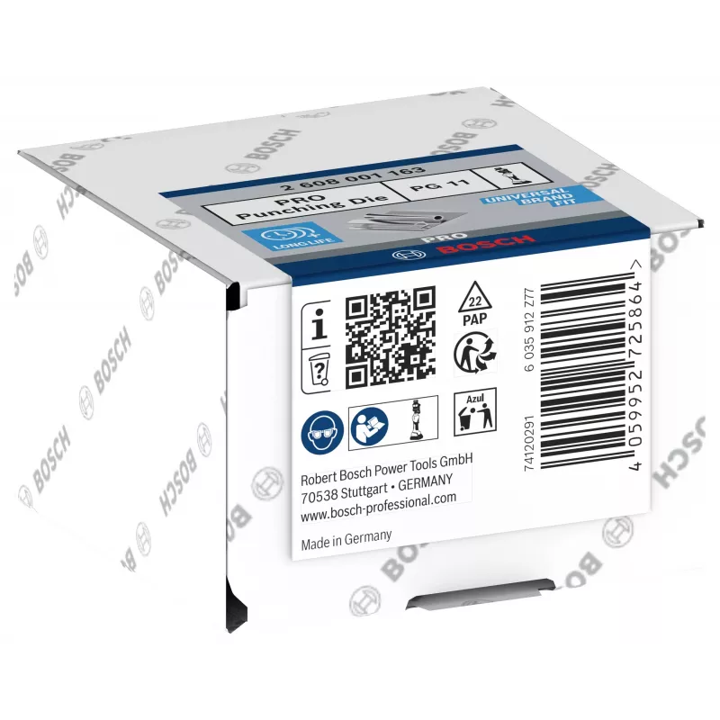 Bosch 2608001163 puristusmatriisi putkikaapelikengille ja liittimille 70 mm²