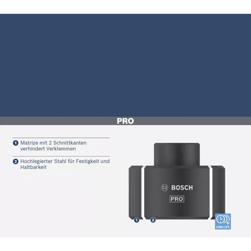 Bosch 2608001163 puristusmatriisi putkikaapelikengille ja liittimille 70 mm²