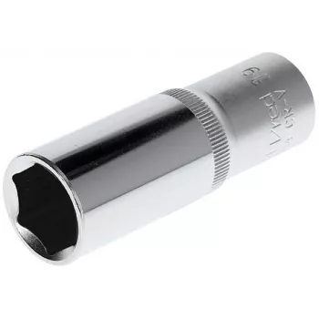 GEDORE red 1/2 tuuman vääntö 19 mm kuusikulmainen pitkä hylsyavain, 77 mm pituus, kromi-vanadiini R61001914