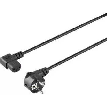 Sygonix SY-5042710 kylmälaite-liitäntäkaapeli CEE 7/7 - IEC C13 2 m musta