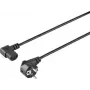 Sygonix SY-5042710 kylmälaite-liitäntäkaapeli CEE 7/7 - IEC C13 2 m musta