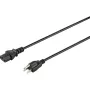 Sygonix SY-5042706 IEC C13 virtakaapeli CEE 7/7 - C13 2 m musta
