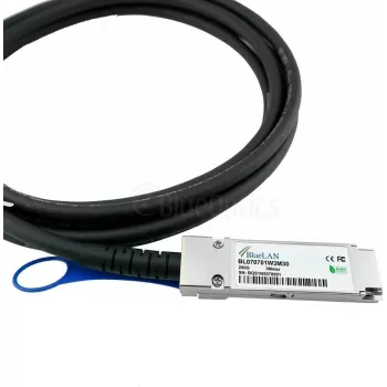 BlueLAN QSFP56 Direct Attach -kuparikaapeli 2,5 m 200G (FN-CABLE-QSFP56-DAC-LB5-BL)