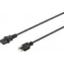 Sygonix SY-5042736 kylmälaite-liitäntäkaapeli CEE 7/7 - IEC C13 2 m musta
