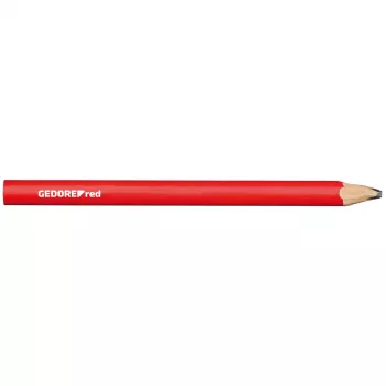 Gedore RED 3301432 puusepänlyijykynä, soikea, punainen, 175 mm, 12 kpl:n pakkaus