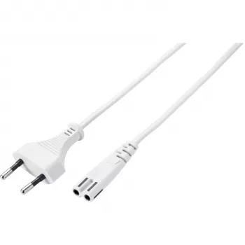 Sygonix SY-5044236 valkoinen virtajohto 3 m Schuko - IEC C13