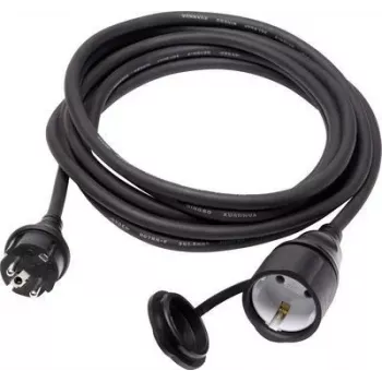 SYGONIX SY-5044440 jatkojohto 16 A musta 5 m