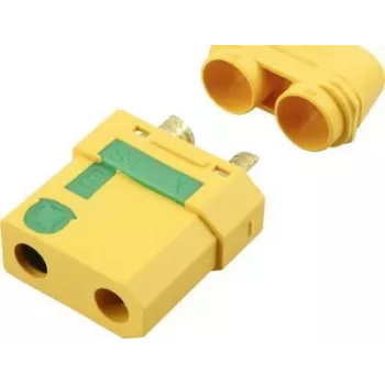 Reely RE-6685311 XT90-S kullatut anti-spark-akkuliittimet, naaras (1 kpl)