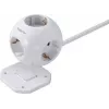 Sygonix SY-4535062 Schuko-pistorasia-adapteri valkoinen 1-osainen