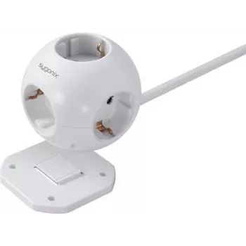 Sygonix SY-4535062 Schuko-pistorasia-adapteri valkoinen 1-osainen