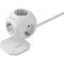Sygonix SY-4535062 Schuko-pistorasia-adapteri valkoinen 1-osainen