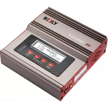 Reely V-Charge 50 monitoimilaturi 50W AC/DC LiPo NiMH NiCd Pb balancerilla RE-8264340
