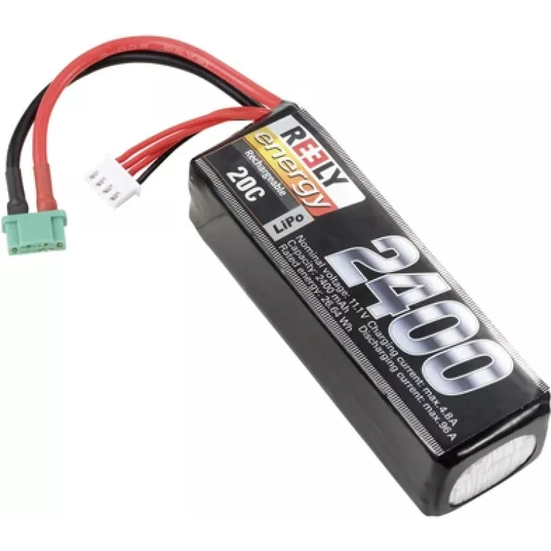 Reely LiPo-akku 11,1 V 2400 mAh 3S 20C softcase MPX RE-7853475