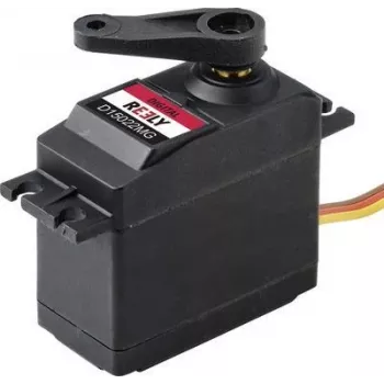 Reely D15022MG digitaalinen servo metallivaihteistolla, JR-liitin, 15 kg/cm 6 V:lla RE-7165944