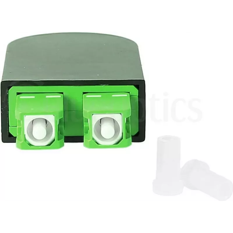 BLUELAN BlueOptics kuitu-loopback-sovitin OM5 50/125µm monimuoto SC/UPC duplex limetinvihreä keraaminen ferrule -40°C - +85°C (BOLBSCOM5)