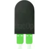 BLUELAN BlueOptics kuitu-loopback-sovitin OM5 50/125µm monimuoto SC/UPC duplex limetinvihreä keraaminen ferrule -40°C - +85°C (BOLBSCOM5)