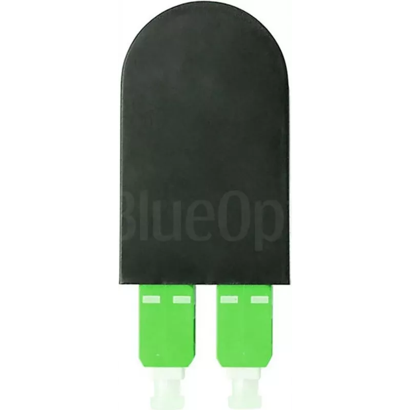 BLUELAN BlueOptics kuitu-loopback-sovitin OM5 50/125µm monimuoto SC/UPC duplex limetinvihreä keraaminen ferrule -40°C - +85°C (BOLBSCOM5)