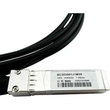 BlueLAN PSF1PXA3M-BL 10GBASE-CR passiivinen SFP+ Direct Attach -kaapeli, 3 m, AWG30, sininen