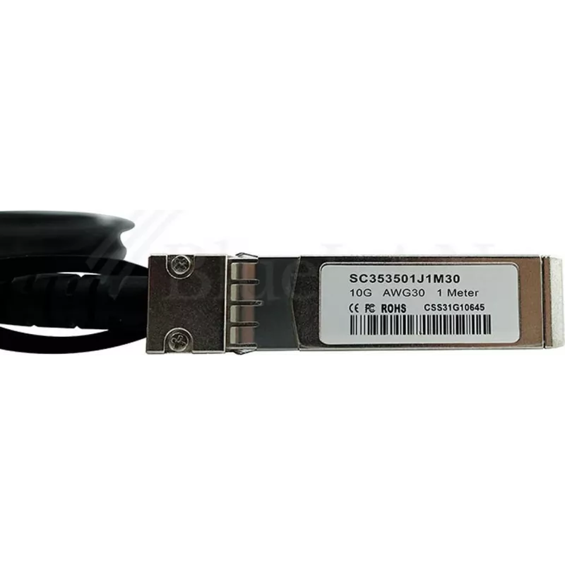 BlueLAN PSF1PXA3M-BL 10GBASE-CR passiivinen SFP+ Direct Attach -kaapeli, 3 m, AWG30, sininen