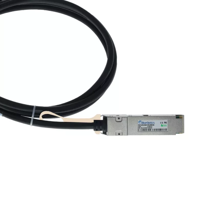 BLUELAN BlueOptics SC253501K2M30-BL InfiniBand-kaapeli 2 m QSFP - 4x SFP+ musta