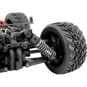 Reely RAW Blue Brushed 1:14 RC Monster Truck 4WD RTR 2,4 GHz akulla ja laturilla RE-7171113