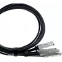 BlueLAN QDD-4X100G-2M-BL Juniper-yhteensopiva 400G QSFP-DD Breakout-DAC-kaapeli 2m AWG26
