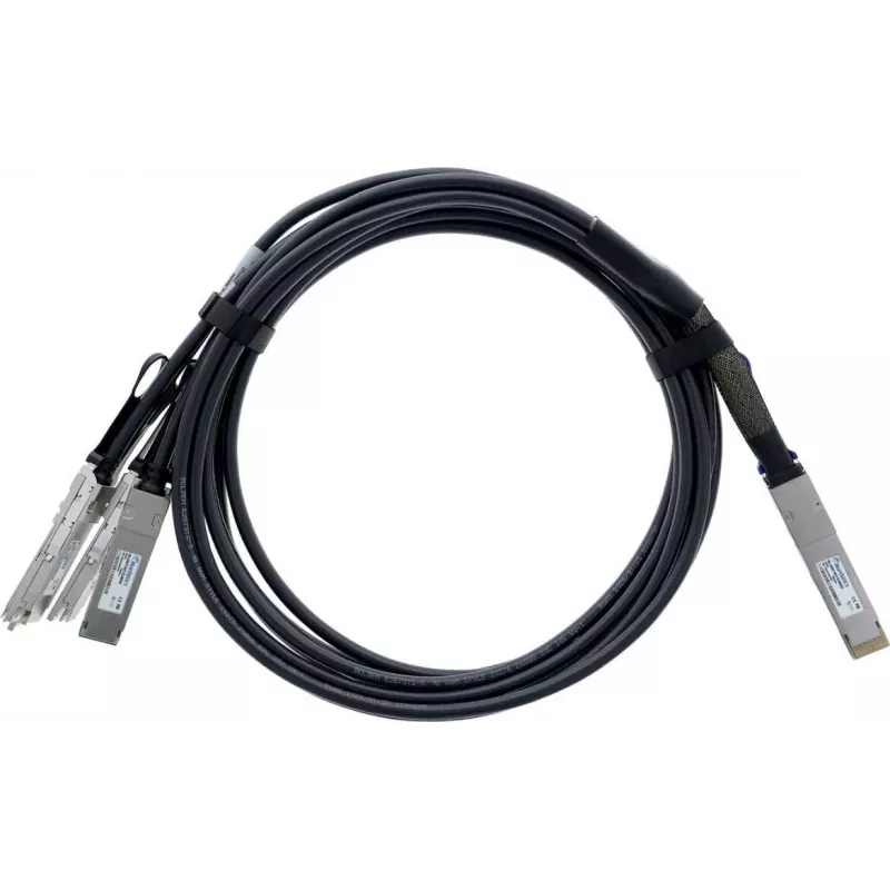 BlueLAN QDD-4X100G-2M-BL Juniper-yhteensopiva 400G QSFP-DD Breakout-DAC-kaapeli 2m AWG26