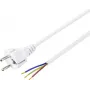 Sygonix SY-5043502 virtajohto CEE 7/7 - IEC C13 valkoinen 1,5 m