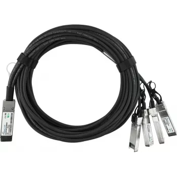 BlueLAN 40G QSFP+ - 4x10G SFP+ passiivinen Direct-Attach-Breakout-kaapeli, 5m, 26 AWG, NVIDIA L45593-D178-B50 yhteensopiva L45593-D178-B50-BL
