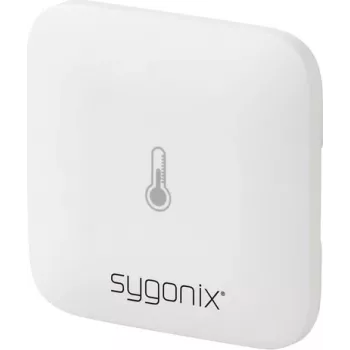 Sygonix SY-6052186 ZigBee lämpötila- ja kosteusanturi, valkoinen