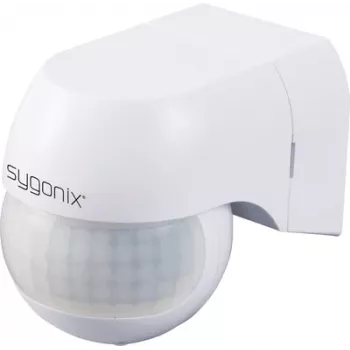 Sygonix SY-6118230 seinäasennettava PIR-liiketunnistin 180° rele valkoinen