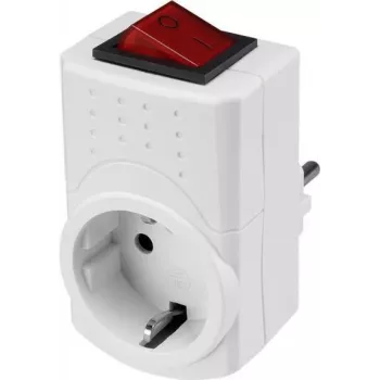 Sygonix SY-5045292 kytkettävä suko-adapteripistoke valkoinen