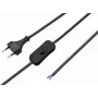 Sygonix SY-5044224 IEC C13 virtajohto virtakytkimellä, 1,5 m, musta