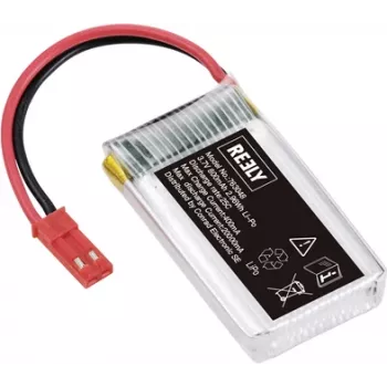 Reely LiPo akkupaketti 3,7V 800mAh 1S 25C softcase BEC-liitin RE-7853487